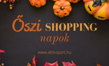 Őszi Shopping napok az Aktivsport webáruházban!