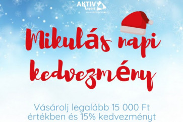 Mikulás napi kedvezmény