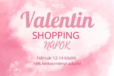 Valentin Shopping napok az Aktivsport webáruházban!