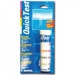 Tesztcsík Quicktest pH klór Algicid alk.50 csík Medence kiegészítők Bayrol