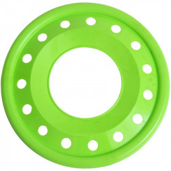 Frizbi 24 cm lyukas zöld Játék