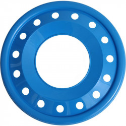 Frizbi 24 cm lyukas kék Játék