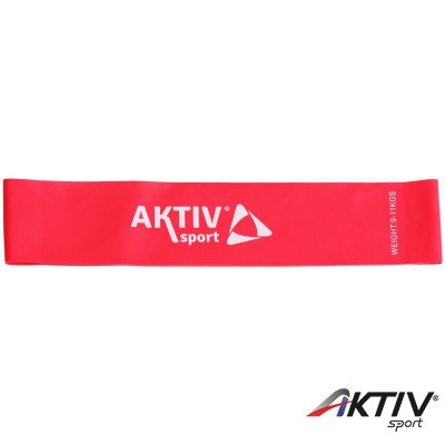 Láberősítő gumihurok Aktivsport piros gyenge