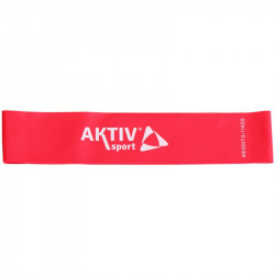 Láberősítő gumihurok Aktivsport piros gyenge Mini band Aktivsport