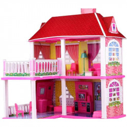 Csomagolás sérült babaház bútorokkal 82x25,5x80 cm Játék 4M