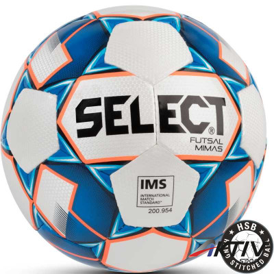 Futsal labda Select Mimas fehér-kék