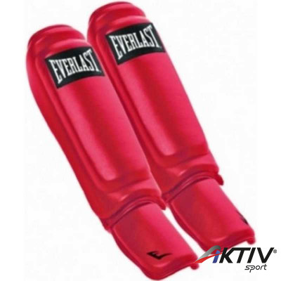 Műbőr Sípcsont- és Lábfejvédő Everlast piros