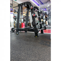 Talajvédő szőnyeg Trendy 50x50x0,8 cm gumi fehér-kék