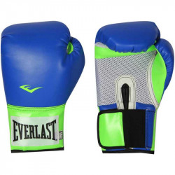 Edzőkesztyű Everlast Pro Style Elite kék-zöld