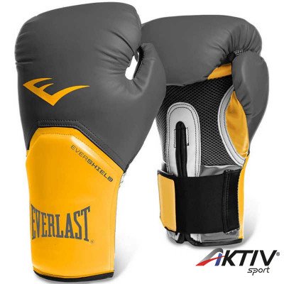 Edzőkesztyű Everlast Pro Style Elite szürke-narancs