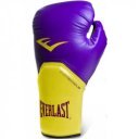 Edzőkesztyű Everlast Pro Style Elite lila-sárga