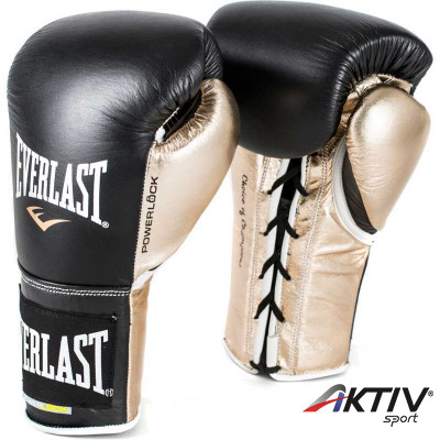 Bokszkesztyű Everlast Everstrikefekete-arany