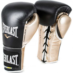 Bokszkesztyű Everlast Everstrikefekete-arany Sportszer Everlast