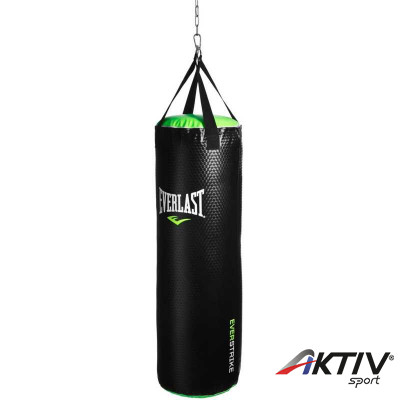 Bokszzsák Everlast Nevatear fekete-zöld töltött