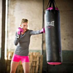 Bokszzsák Everlast Cardioblastfekete-pink töltetlen