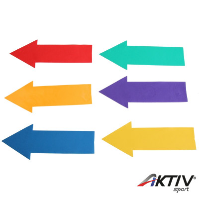 Nyíl alakú padlójelölő szett Aktivsport