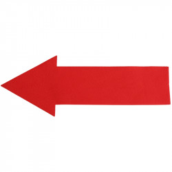 Nyíl alakú padlójelölő szett Aktivsport