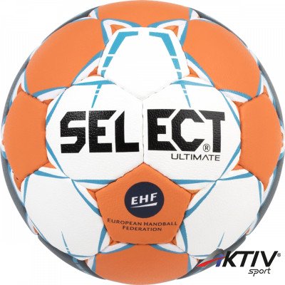 Kézilabda Select Ultimate 2018 narancs-fehér méret: 3