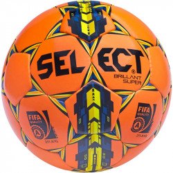 Futball labda Select Brillant narancssárga-sárga FIFA Approved Sportszer Select