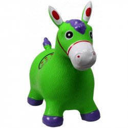 Ugráló póni 60 cm zöld Játék Vegatoys