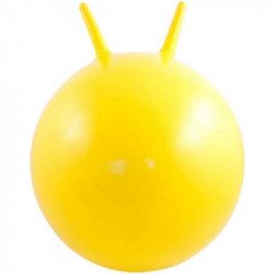 Ugráló labda 45 cm sárga Játék