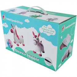 Ugrálófigura unikornis rózsaszín