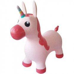 Ugrálófigura unikornis rózsaszín Játék Vegatoys
