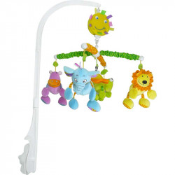 Dzsungelbarátok kiságyra zenélő Bébi kiegészítők Biba Toys