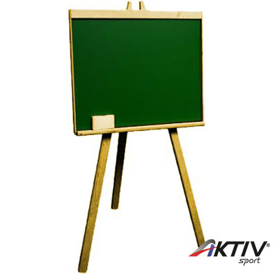 Mágnes rajztábla fa állványos 93 cm