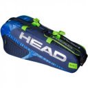 Tenisztáska Head Elite 6R Combi kék-zöld