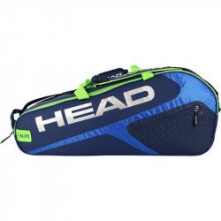 Tenisztáska Head Elite 6R Combi kék-zöld Sportszer Head