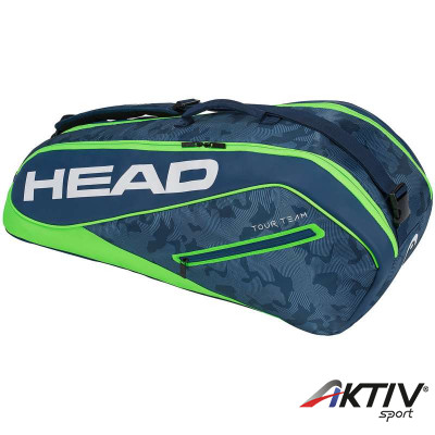 Tenisztáska Head Tour Team 6R Combi kék-zöld