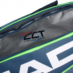 Tenisztáska Head Tour Team 6R Combi kék-zöld