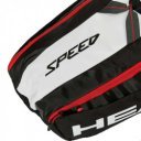 Tenisztáska Head Djokovic 9R Supercombi fekete-fehér-piros