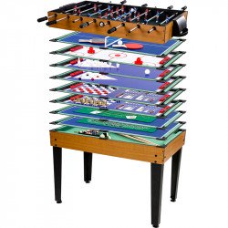 Játékasztal kombinált 15 az 1-ben Hobbi csocsóasztal MOVIT