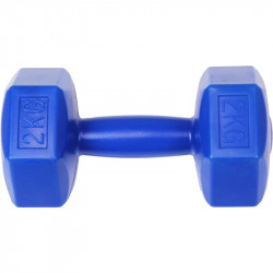 Kézisúlyzó cementes Aktivsport 2 kg kék