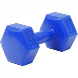 Kézisúlyzó cementes Aktivsport 2 kg kék Fitness Aktivsport