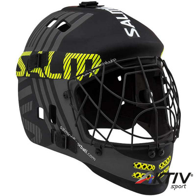 Floorball kapusmaszk Salming Core Helmet gyerek fekete