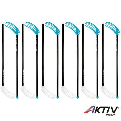 Floorball ütő szett Salming Campus 55 kék 85 cm 12 db