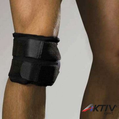 Kompressziós térdvédő Select fekete