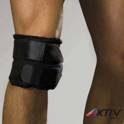 Kompressziós térdvédő Select fekete