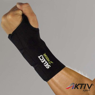 Csuklóvédő Select 6701 fekete balkezes