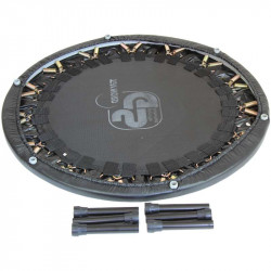 Trambulin 91 cm fekete