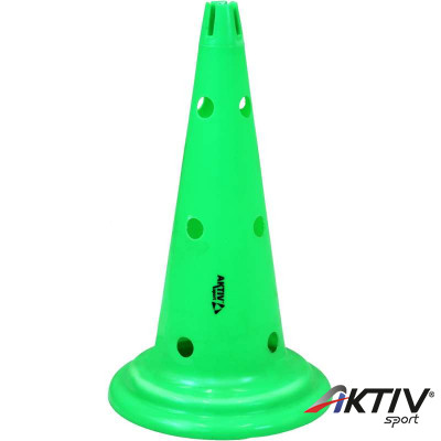 Aktivsport Labdarúgó bója 50 cm magas 4x3 darab lyukkal zöld