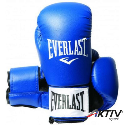 Edzőkesztyű Everlast Moulded PU műbőr kék