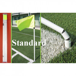 Szögletzászló szett flexibilis fehér Sportszer Liski