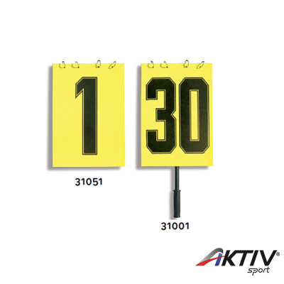 Játékos cseretábla 1-30 sárga