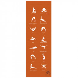 Jógaszőnyeg Trendy Home 180x60x0,5 cm narancssárga Fitness Trendy