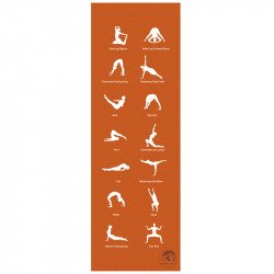 Jógaszőnyeg Trendy Home 180x60x0,5 cm narancssárga Fitness Trendy