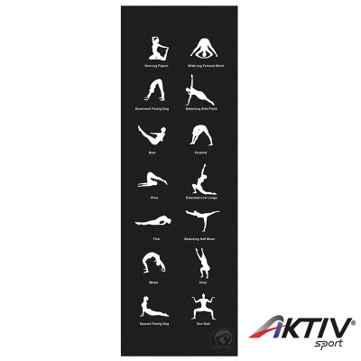 Jógaszőnyeg Trendy Home 180x60x0,5 cm antracit